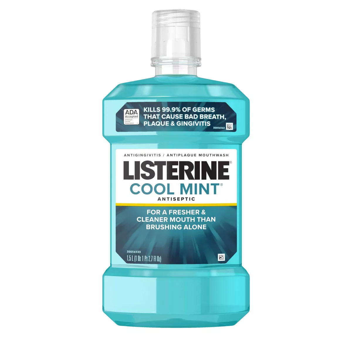 Listerine Cool Mint Antiseptic Mouthwash, 1.5 L / 50.7 Fl Oz - Bellso